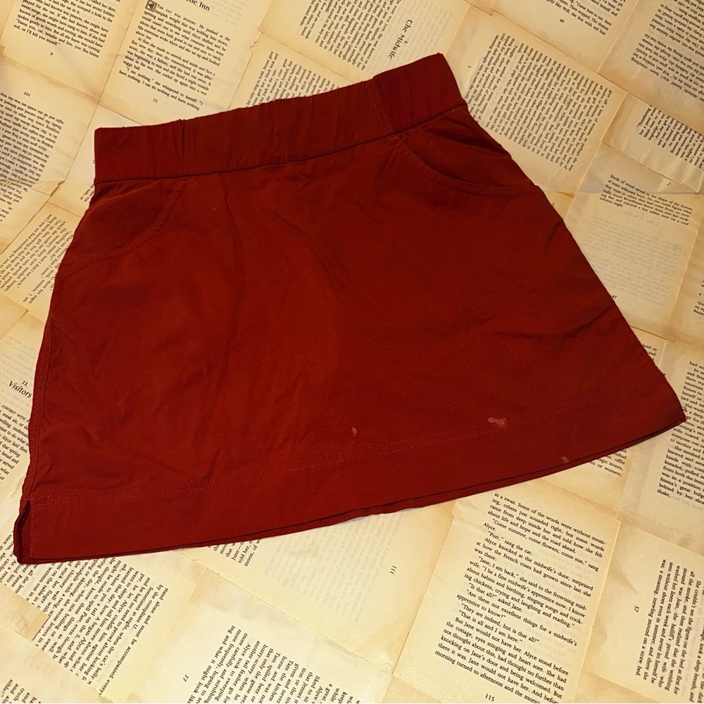 Columbia Brick Red Skirt